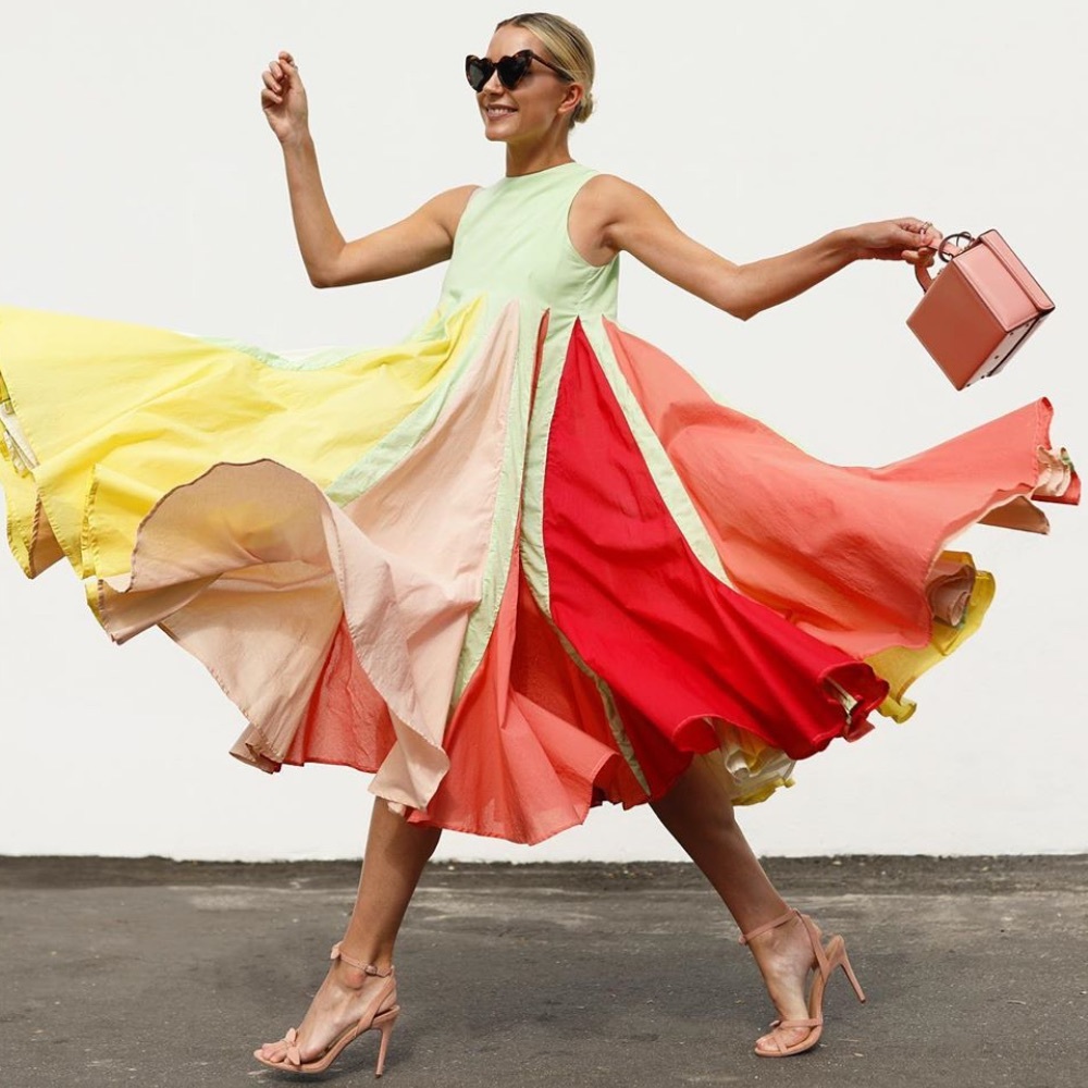 Rhode resort dress made famous by Blair Eadie size small *RARE*